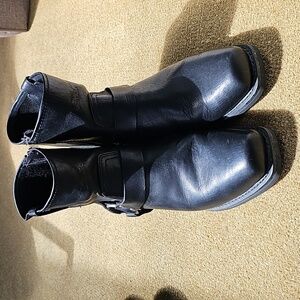 Harley-Davidson® Men's El Paso Harness 7-Inch Motorcycle Boots, Side Zip D94422